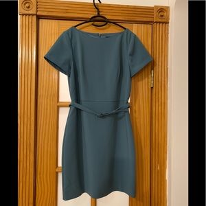 Ann Taylor belted sheath dress